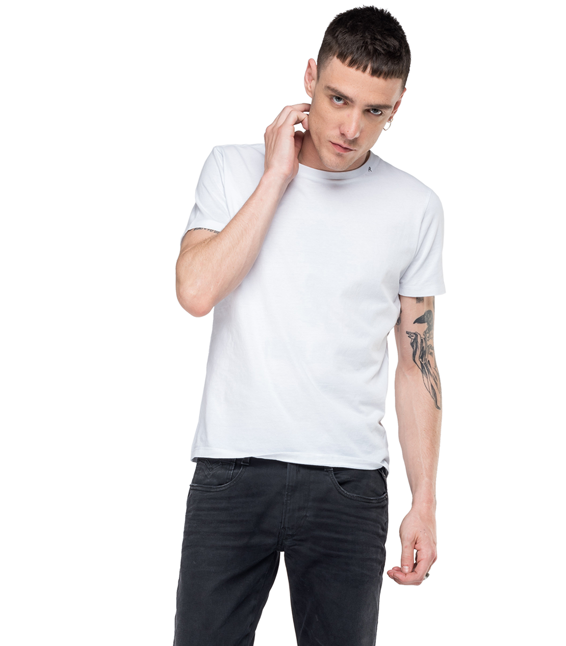 11.5 OZ HYPERFLEX CLOUDS ANBASS ブラック ストレッチデニム 詳細画像 ブラック 1